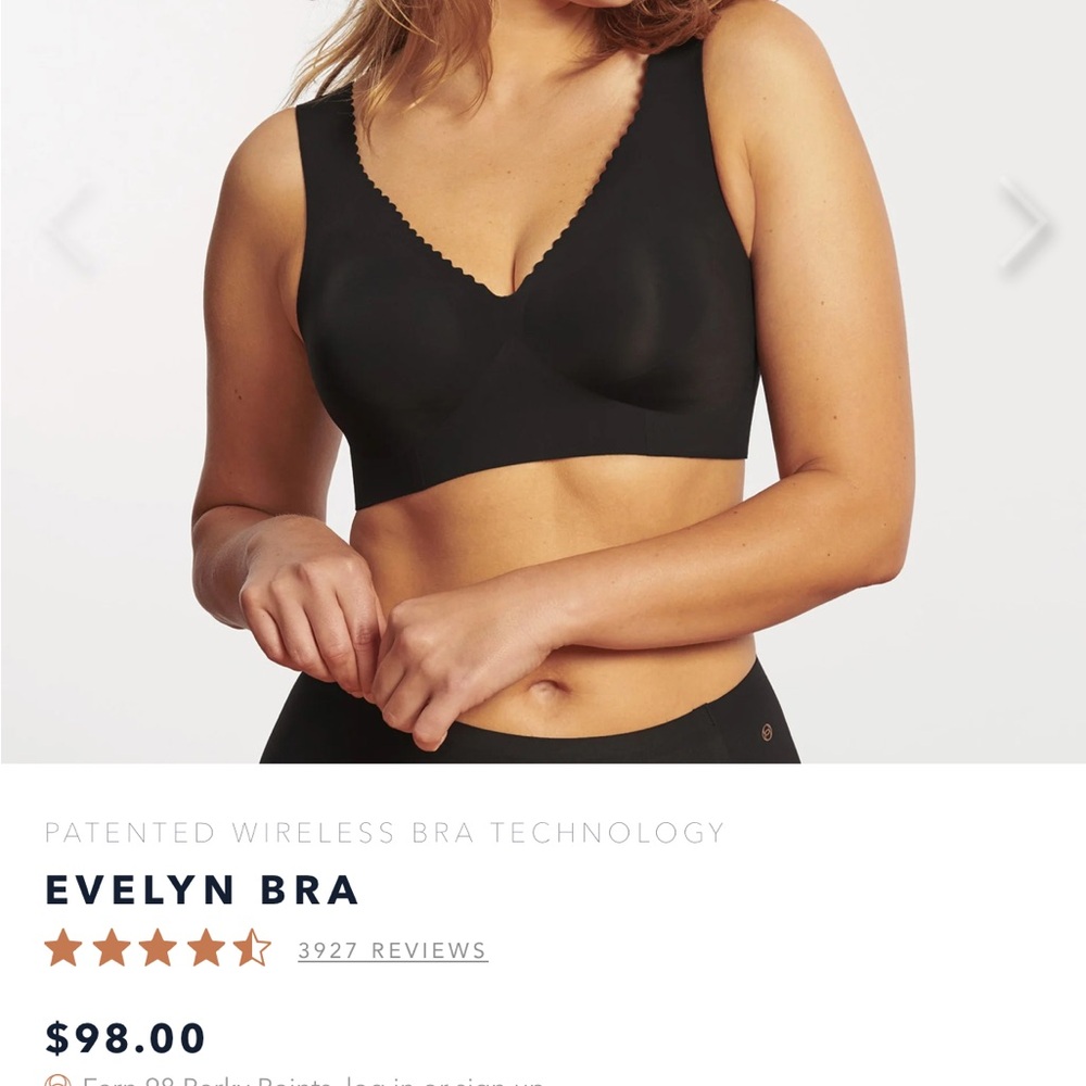Evelyn Seamless Black Bra. Very good condition